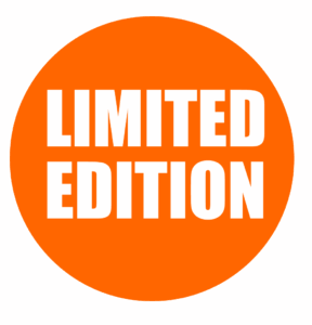 Bold text on orange background